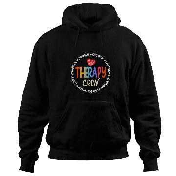 Discover Therapy Crew PT OT SLP Occupational Therapist Week Team 4 Hoodies