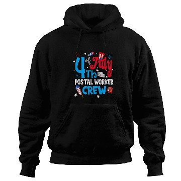 Discover 4th Of July Postal Worker Crew Fireworks Hoodies