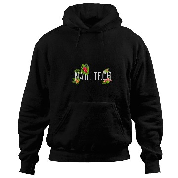Discover Nail Tech Quote Work Uniform Flower Floral Tropical Hoodies