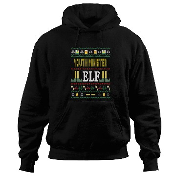 Discover Youth Minister Elf Funny Christmas Hoodies