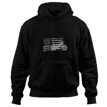 Discover Patriotic Biker Flag 2American Pride Motorcycle Hoodies