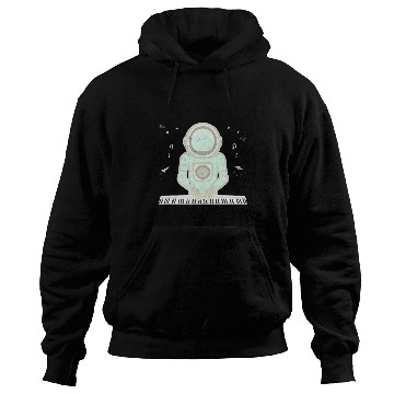 Discover Musical Astronaut Playing The Keyboard Outer Space Graphic Hoodies