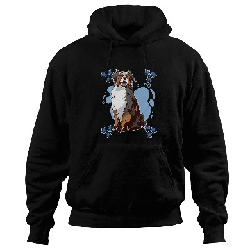 Discover Mens Aussie Art Drawing Stars Boys Australian Shepherd Hoodies