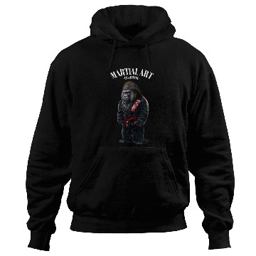 Discover Gorilla Judo Karate Master in Black Judogi Hoodies