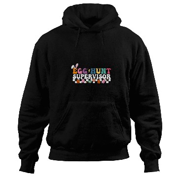 Discover Easter Egg Hunt Supervisor Retro Groovy Egg Hunt Supervisor Hoodies