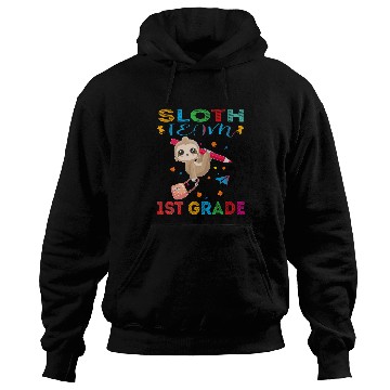 Discover Funny Sloth Student Teacher Team 1st Grade Hoodies