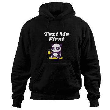 Discover Text Me First Introvert Boss Antisocial Manager Funny Rules 4 Hoodies