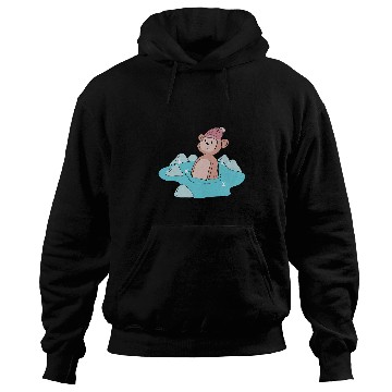 Discover Monkey Ice Bathing Trend Hobby Hoodies