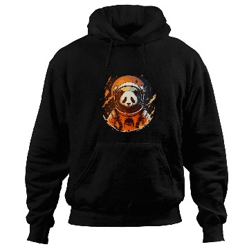 Discover Outer Space Panda on Galaxy Astronaut Panda 22 Hoodies