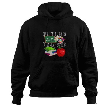 Discover Future ABC Teacher Crayon Apple Funny Kid Hoodies