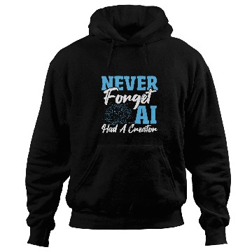 Discover Robot AI Computer Scientist AI Machine Learning Illustrated Hoodies