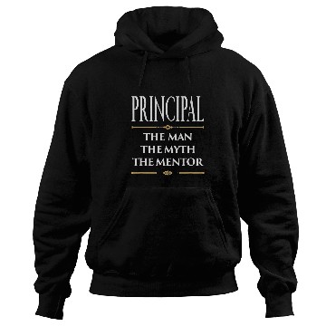 Discover Mens Principal Man Myth Mentor School Group Men Student Hoodies