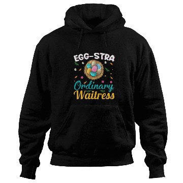 Discover Eggcellent Eggs Hunter Easter Waitress Bunny Womens Mens Hoodies