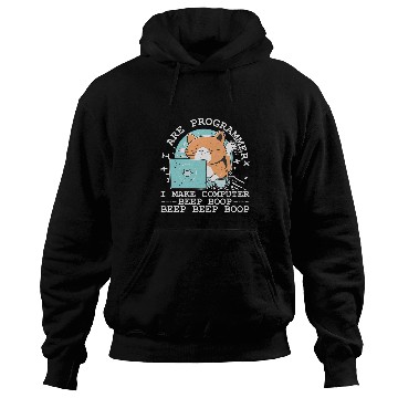 Discover I Are Programmer Funny Cat Computer Nerd IT Coder Hoodies