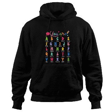 Discover ABC Alphabet Affirmation Back To School Teacher Hoodies