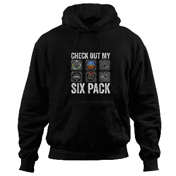 Discover Funny Pilot Check Out My Six Pack Flight Simulation Aviator Hoodies
