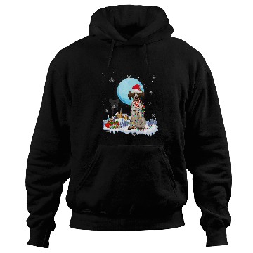 Discover german shorthair pointer dog cute christmas lights lover 2 Hoodies