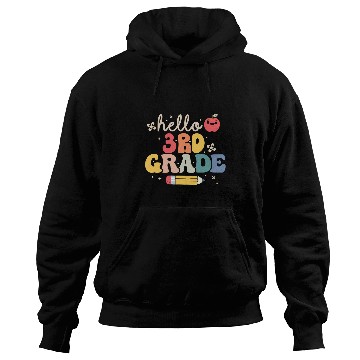 Discover Hello 3rd Third Grade Back to School Teachers Student Hoodies
