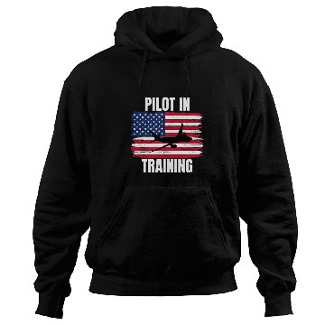 Discover Pilot In Training Airplane Aviation Flying Flight Student Hoodies