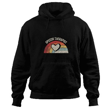 Discover Retro vintages Speech Therapis Speech Pathology Gift 7 Hoodies