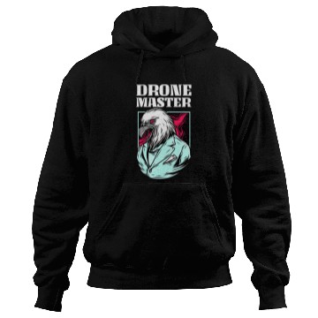 Discover Drone Life Master Bald Eagle Birdwatcher Quadcopter Pilot Hoodies