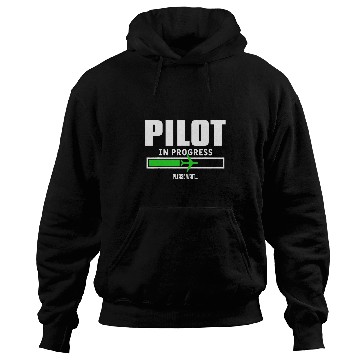 Discover Pilot In Progress Future Aviator Aviation School Student Hoodies