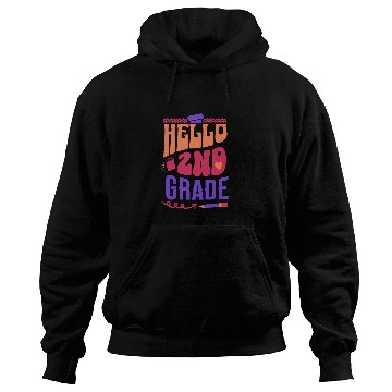 Discover Hello Second Grade Team 2nd Grade Back to School Teacher Kid Hoodies