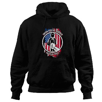 Discover Union Postal Worker American for Postal Workers Hoodies