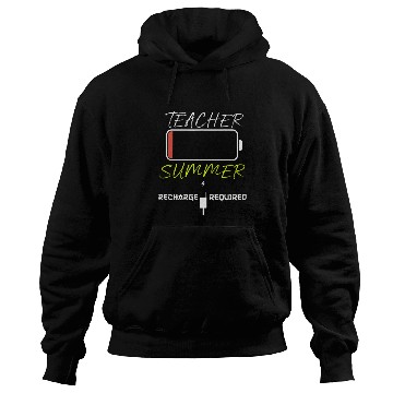 Discover Last day School Vacation Teacher Summer Recharge Required 2 Hoodies