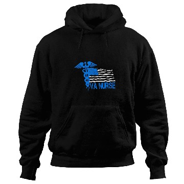 Discover Team VA nurses patriotic veterans nurses American Flag Hoodies