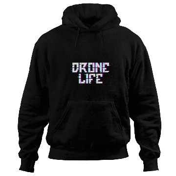 Discover Drone Pilot Retro vintages 80S 90S Glitch Hoodies