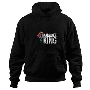 Discover Karaoke King Singer vintages Microphone Singing Hoodies