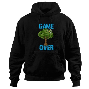 Discover Game Over Drone stuck in a tree Funny Drone Pilot Hoodies