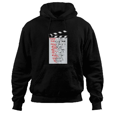 Discover Movie Fan Film Clapper Dont Cut Location Camera Scripts Hoodies