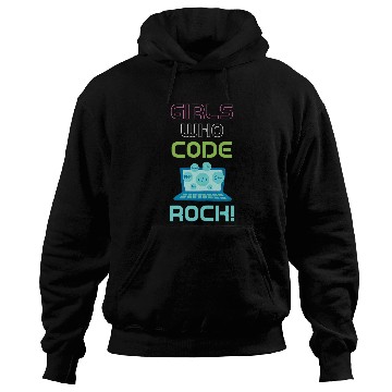Discover Girls Who Code Rock Programmer Computer Debugging Coder Hoodies