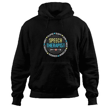 Discover Speech Language Pathologist SLP Speech Therapist Hoodies