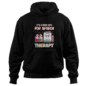 Discover Speech Therapy Pathologist AAC Device Notes Smiling Faces Hoodies