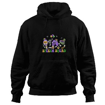 Discover Speech Therapy Speech Therapist Appreciation Mardi Gras Hoodies