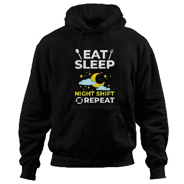 Discover Shift Work Night Job Worker Midnight Funny Coffee 2 Hoodies