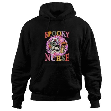 Discover Spooky nurses Workers Caregivers NICU Pediatrics Hoodies