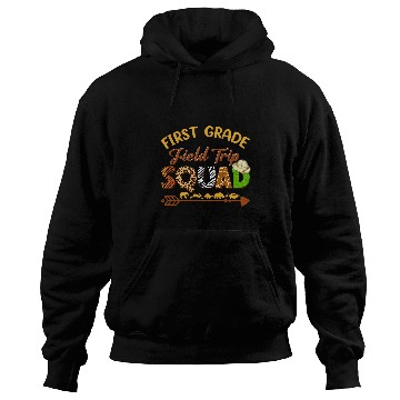 Discover First Grade Students School Zoo Field Trip Squad Matching Hoodies