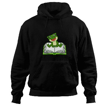 Discover Funny Frog Book Club Reading Literature Hoodies