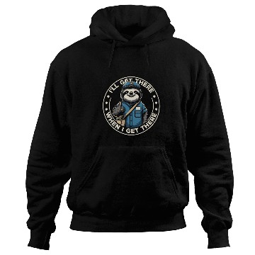 Discover Sloth Postal Worker Funny Postman Mail Carrier Sloth Hoodies