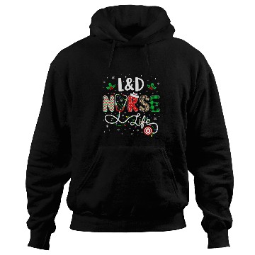 Discover nurses Leopard Print Christmas LD nurses Life Hoodies