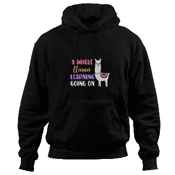 Discover Llama School Teacher Student Whole Llama Learning Hoodies