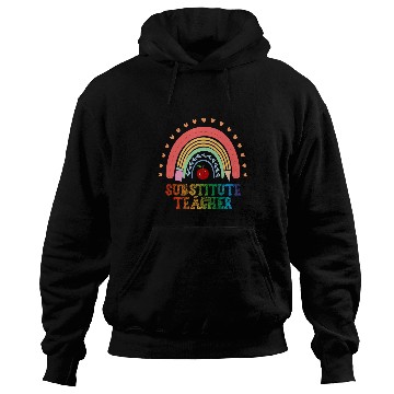 Discover Substitute Teacher Rainbow Substitute Teaching Hoodies