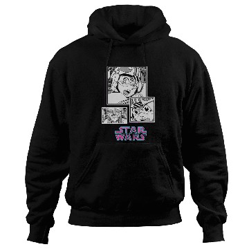 Discover Star Wars Manga Luke Skywalker Xwing Pilot Comic Panels Hoodies