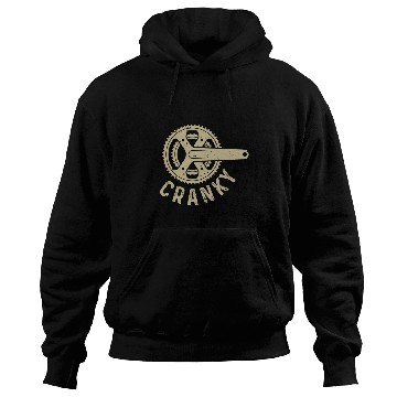 Discover Funny Bicycle Lover Cyclist Daddy BMX Mountain Bike Cranky Hoodies