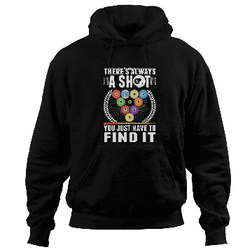 Discover Funny Billiard Strategy Joke Cue Snooker Pool Player Hoodies