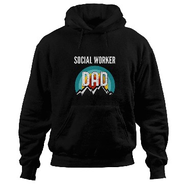 Discover Social Worker Dad Fathers Day Gift Hoodies